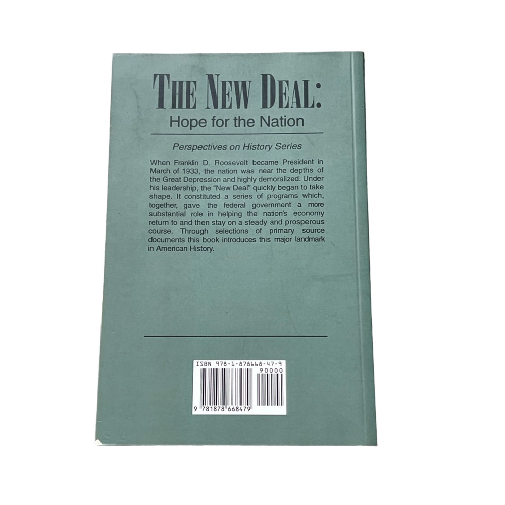 The New Deal: Hope for the Nation Book - Picture 2 of 4
